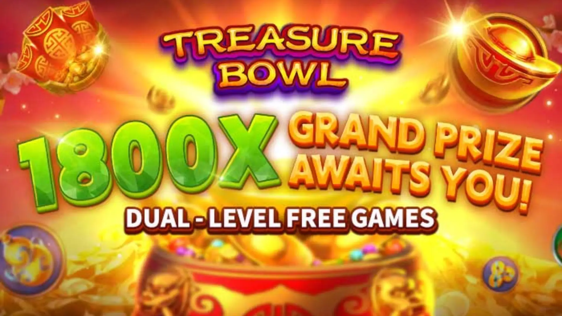Multiplicadores Treasure Bowl 8839 - 7777x Máximo com Tigela Dourada